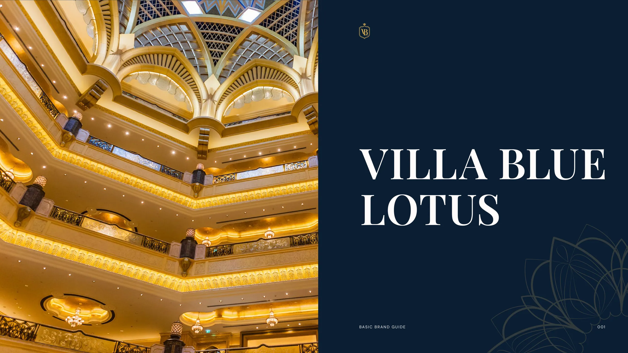 Villa Blue Lotus brand identity 1